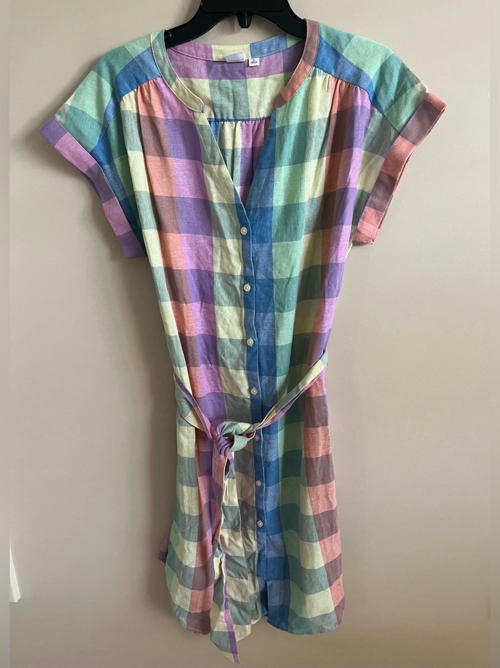 NWOT-GAP Plaid Short Dress, Small
